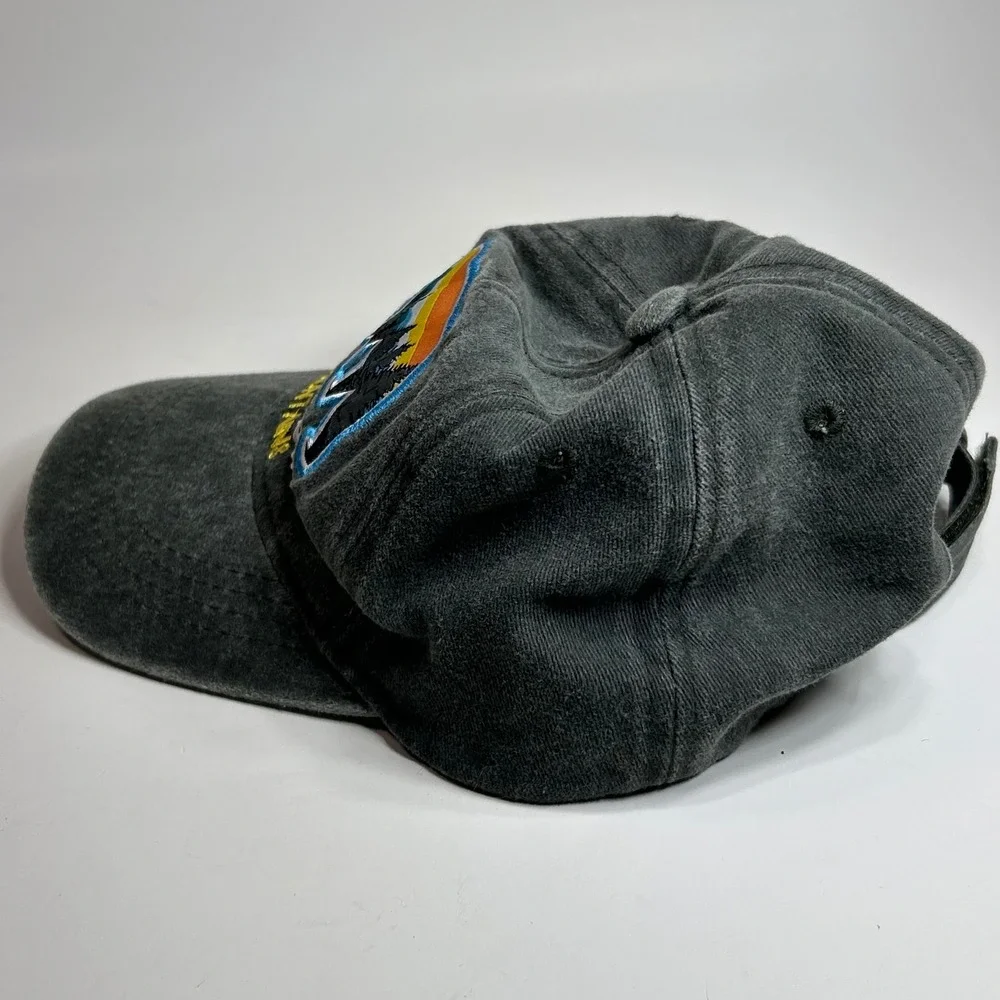 CSI Great Smoky Mountains Black Bear Embroidered Hat Kids Charcoal‎ Grey Cap